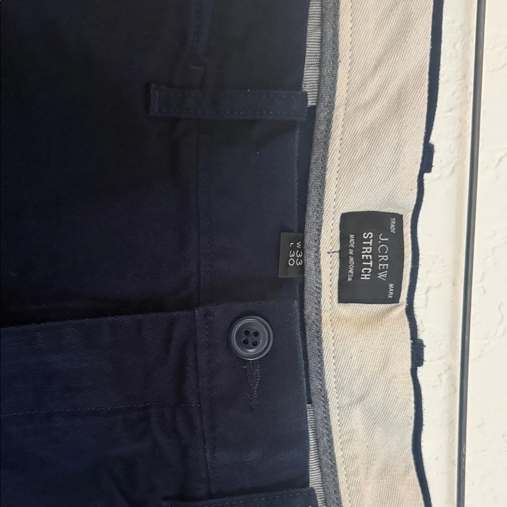 J. Crew Men's Navy Chinos